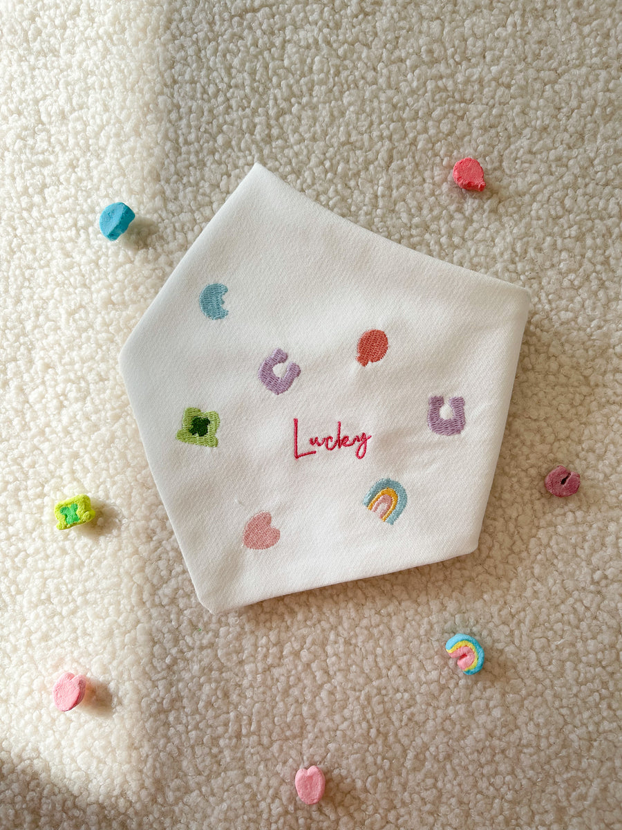 Lucky Charms Dog Bandana